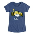 thumbnail image 1 of Peanuts - Ha Ha Graffiti - Toddler And Youth Girls Short Sleeve Graphic T-Shirt, 1 of 6