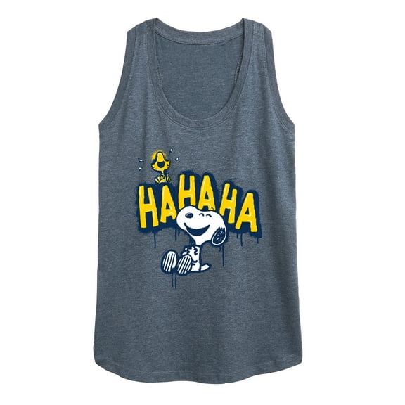 Peanuts - Ha Ha Graffiti - Women's Racerback Tank Top
