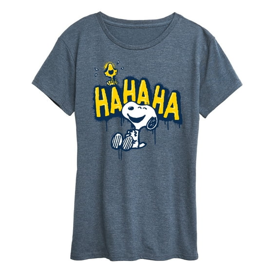Peanuts - Ha Ha Graffiti - Women's Short Sleeve Graphic T-Shirt