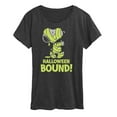 thumbnail image 1 of Peanuts - Halloween Bound Glow In The Dark - Women's Short Sleeve Graphic T-Shirt, 1 of 6