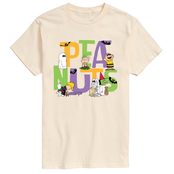 Peanuts - Halloween Characters - Men's Short Sleeve Graphic T-Shirt