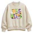thumbnail image 1 of Peanuts - Halloween Characters - Women's Oversized Fleece Crew Sweatshirt, 1 of 4