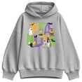 thumbnail image 1 of Peanuts - Halloween Characters - Women's Oversized Fleece Hoodie Sweatshirt, 1 of 4