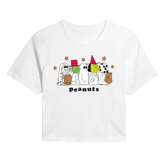 Peanuts - Halloween Costumes Cropped Graphic T-Shirt