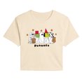 thumbnail image 1 of Peanuts - Halloween Costumes Cropped Graphic T-Shirt, 1 of 4