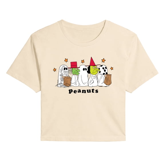 Peanuts - Halloween Costumes Cropped Graphic T-Shirt