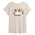 thumbnail image 1 of Peanuts - Halloween Costumes - Juniors Oversized Graphic T-Shirt, 1 of 5
