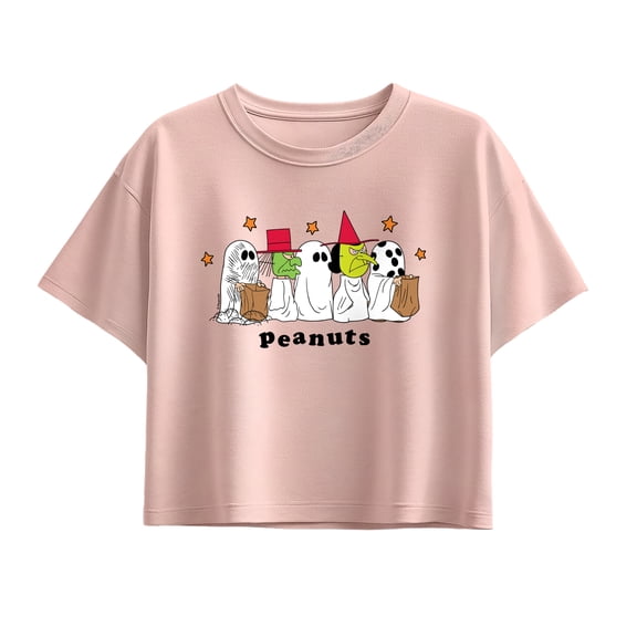 Peanuts - Halloween Costumes - Youth Girls Boxy T-Shirt