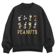 thumbnail image 1 of Peanuts - Halloween Group Oversized Fleece Crew Sweatshirt, 1 of 4