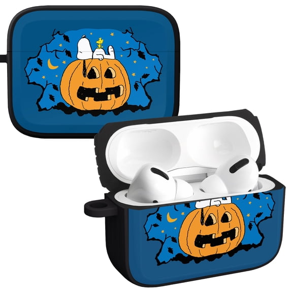 Peanuts Halloween HD Case Cover Compatible with Apple AirPods Pro 1 & 2 (Jack-o-Lantern) by Affinity Bands