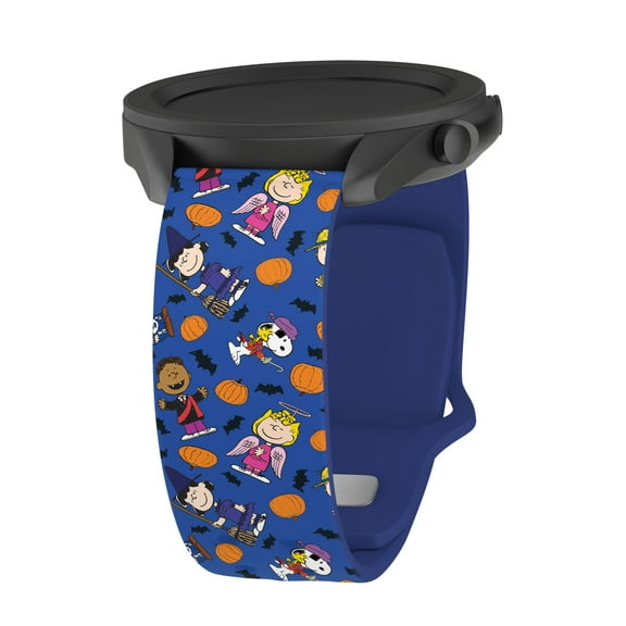 Peanuts Halloween HD Unisex Watch Band Compatible with Samsung Galaxy Watch (20mm Long Halloween Gang) by Affinity Bands