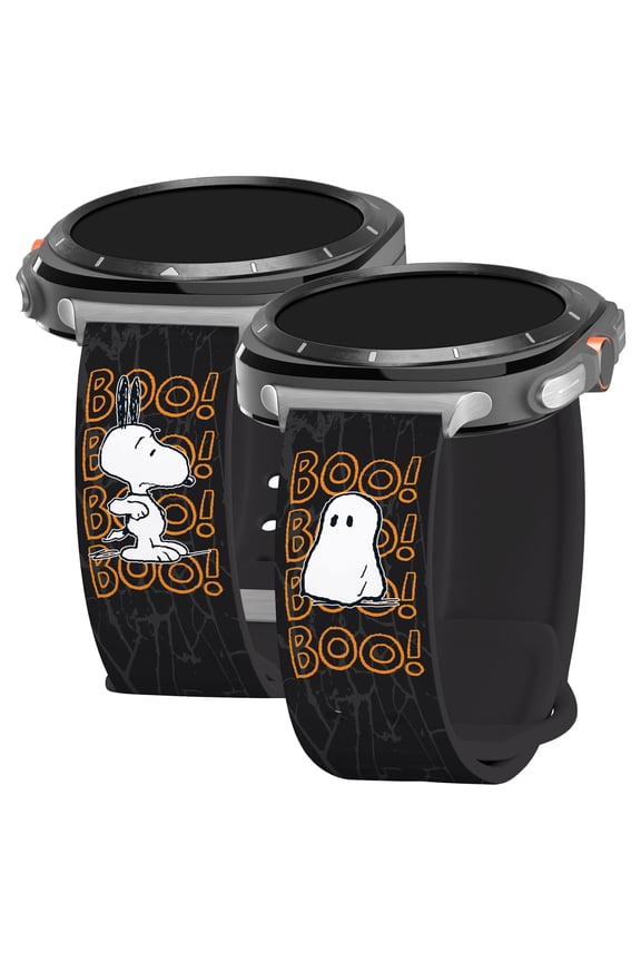 Peanuts Halloween HD Watch Band Compatible with Samsung Galaxy Watch Ultra 47mm (Short Boo)