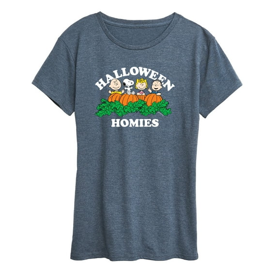 Peanuts - Halloween Homies - Women's Short Sleeve Graphic T-Shirt