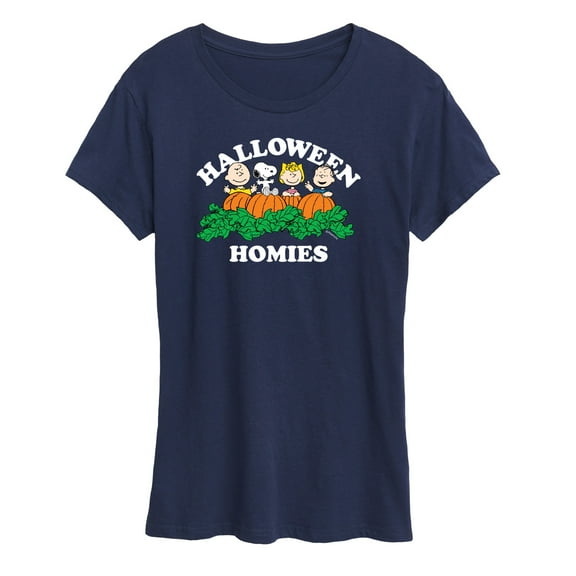 Peanuts - Halloween Homies - Women's Short Sleeve Graphic T-Shirt