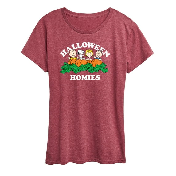 Peanuts - Halloween Homies - Women's Short Sleeve Graphic T-Shirt