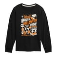 thumbnail image 1 of Peanuts - Halloween Poster Boys' Long Sleeve Graphic T-Shirt, 1 of 5