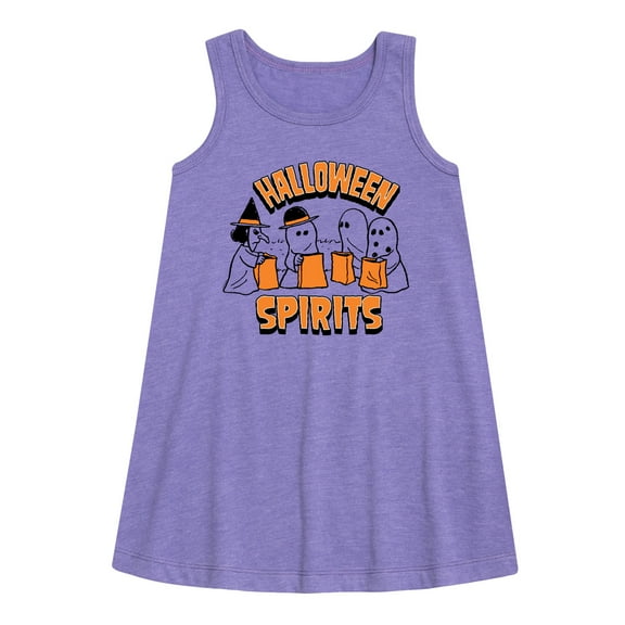 Peanuts - Halloween Spirits - Toddler & Youth Girls A-line Dress