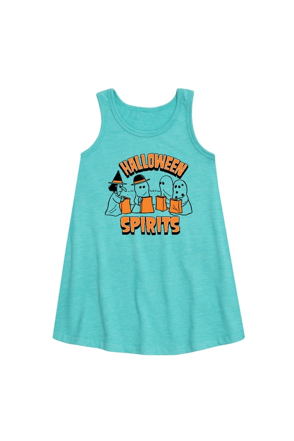 - Halloween Spirits - Toddler & Youth Girls A-line Dress
