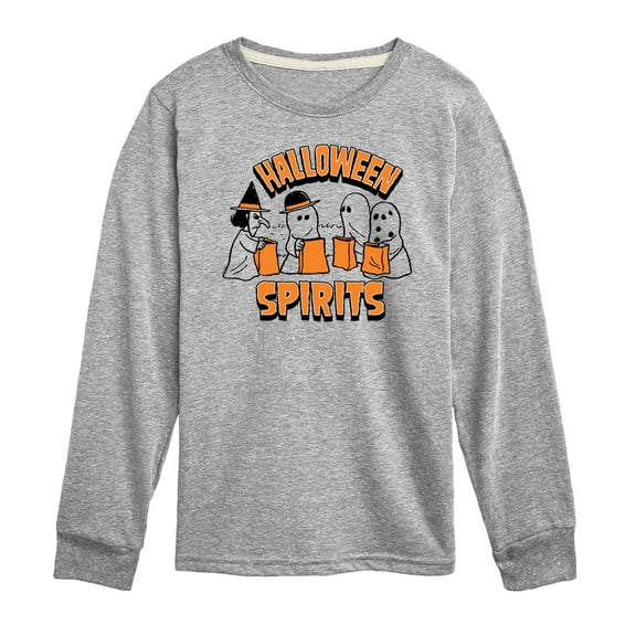 Peanuts - Halloween Spirits - Toddler & Youth Long Sleeve Graphic T-Shirt