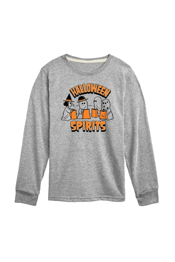 - Halloween Spirits - Toddler & Youth Long Sleeve Graphic T-Shirt