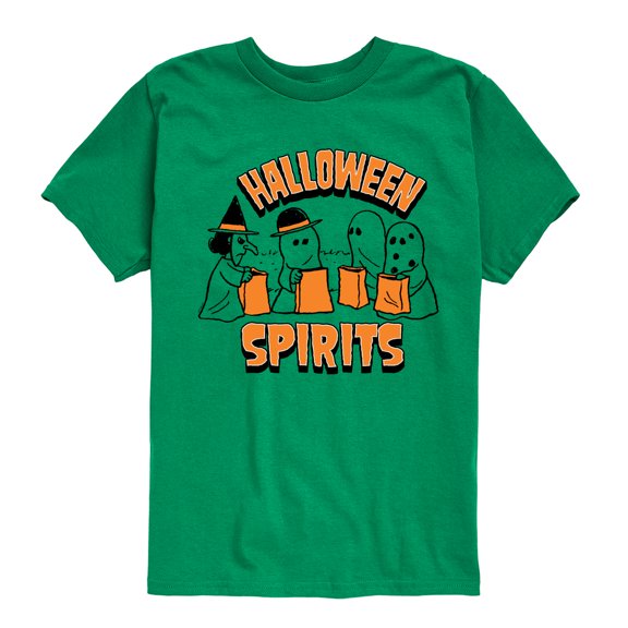 Peanuts - Halloween Spirits - Toddler & Youth Short Sleeve Graphic T-Shirt