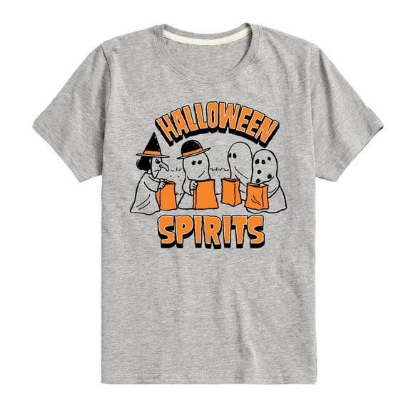 Peanuts - Halloween Spirits - Toddler & Youth Short Sleeve Graphic T-Shirt