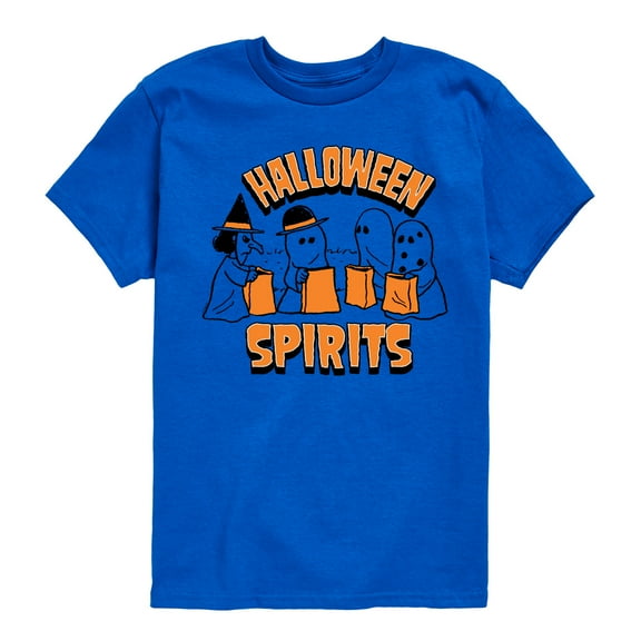Peanuts - Halloween Spirits - Toddler & Youth Short Sleeve Graphic T-Shirt