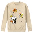 thumbnail image 1 of Peanuts - Halloween Stickers - Men's Crew Fleece Sweatshirt, 1 of 4