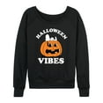 thumbnail image 1 of Peanuts - Halloween Vibes - Women's Lightweight French Terry Long Sleeve Shirt, 1 of 6