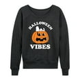 thumbnail image 1 of Peanuts - Halloween Vibes - Women's Lightweight French Terry Long Sleeve Shirt, 1 of 6