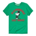 thumbnail image 1 of Peanuts - Handsome Lil' Gent - Toddler And Youth Short Sleeve Graphic T-Shirt, 1 of 5