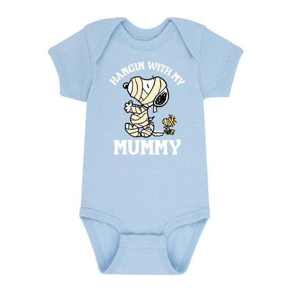 Peanuts - Hanging With My Mummy - Infant Baby One Piece