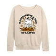 thumbnail image 1 of Peanuts - Happiness Is A Pile Of Leaves - Women's Lightweight French Terry Long Sleeve Shirt, 1 of 6