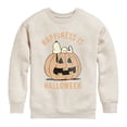 thumbnail image 1 of Peanuts - Happiness Is Halloween - Youth Boys Crew Fleece Sweatshirt, 1 of 5