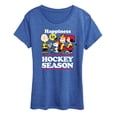 thumbnail image 1 of Peanuts - Happiness Is Hockey Season - Women's Short Sleeve Graphic T-Shirt, 1 of 5