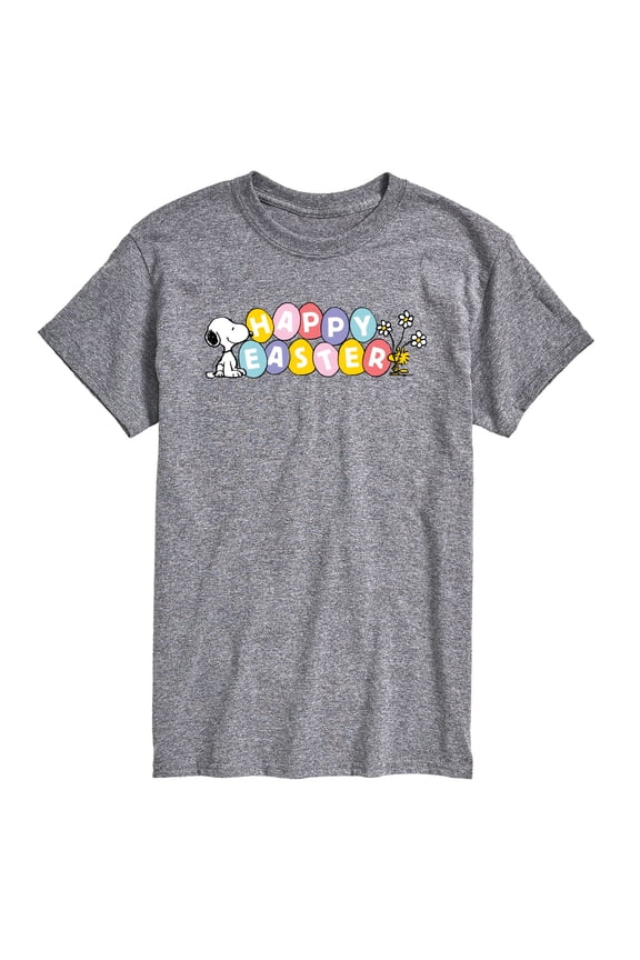 - Happy Easter Color Eggs - Men's Short Sleeve Graphic T-Shirt