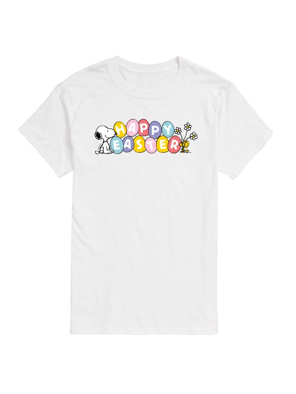 - Happy Easter Color Eggs Men's Short Sleeve Graphic T-Shirt