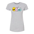 thumbnail image 1 of Peanuts - Happy Easter Eggs - Juniors Fitted Graphic T-Shirt, 1 of 5