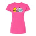 thumbnail image 1 of Peanuts - Happy Easter Eggs - Juniors Fitted Graphic T-Shirt, 1 of 5