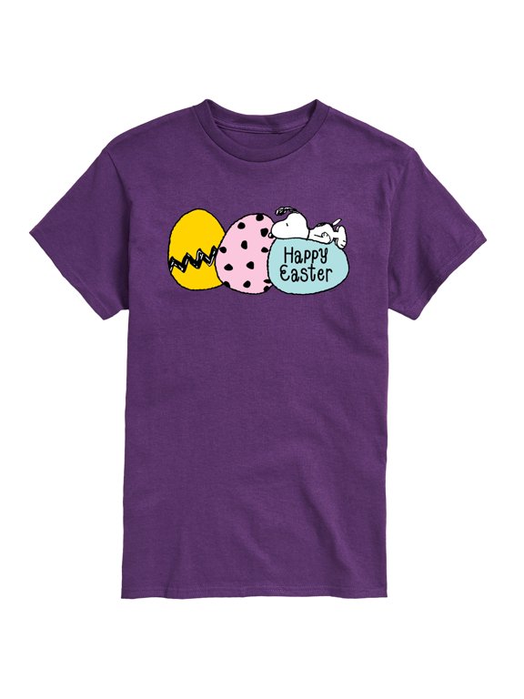 - Happy Easter Eggs Men's Short Sleeve Graphic T-Shirt