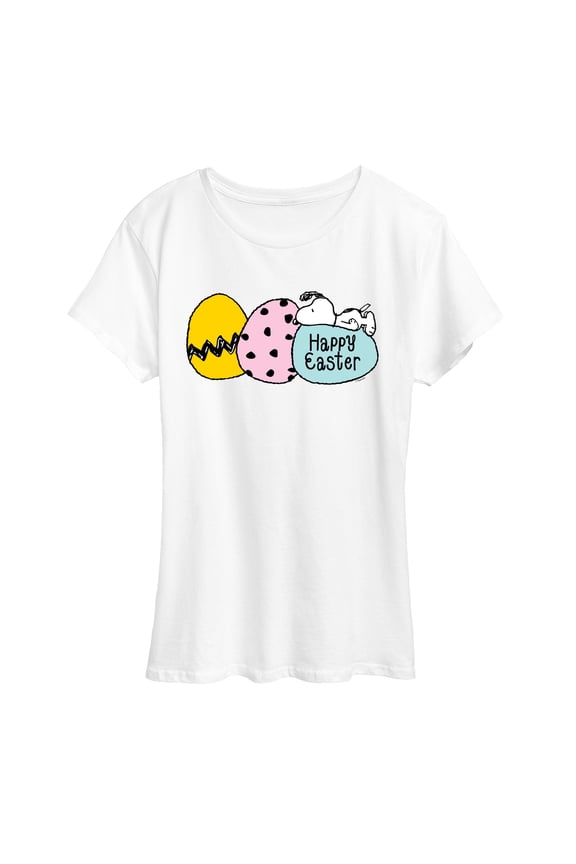 - Happy Easter Eggs - Women's Short Sleeve Graphic T-Shirt
