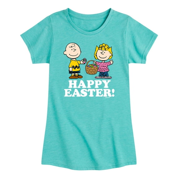 Peanuts - Happy Easter - Girls Short Sleeve T-Shirt