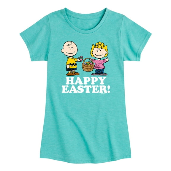 Peanuts - Happy Easter - Girls Short Sleeve T-Shirt