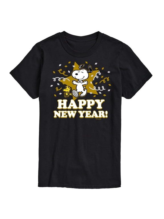 - Happy New Year Men's Short Sleeve Graphic T-Shirt