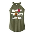 thumbnail image 1 of Peanuts - Happy Thanksgiving Icons - Juniors High Neck Tank Top, 1 of 6