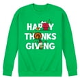 thumbnail image 1 of Peanuts - Happy Thanksgiving Icons - Men's Crew Neck Fleece Pullover, 1 of 7