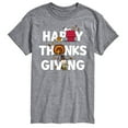 thumbnail image 1 of Peanuts - Happy Thanksgiving Icons - Men's Short Sleeve Graphic T-Shirt, 1 of 6