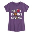 thumbnail image 1 of Peanuts - Happy Thanksgiving Icons - Toddler And Youth Girls Short Sleeve Graphic T-Shirt, 1 of 6