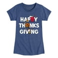 thumbnail image 1 of Peanuts - Happy Thanksgiving Icons - Toddler And Youth Girls Short Sleeve Graphic T-Shirt, 1 of 6