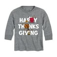 thumbnail image 1 of Peanuts - Happy Thanksgiving Icons - Toddler And Youth Long Sleeve Graphic T-Shirt, 1 of 6